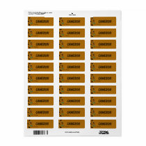 Scooby-Doo Camouflage Kids' Labels