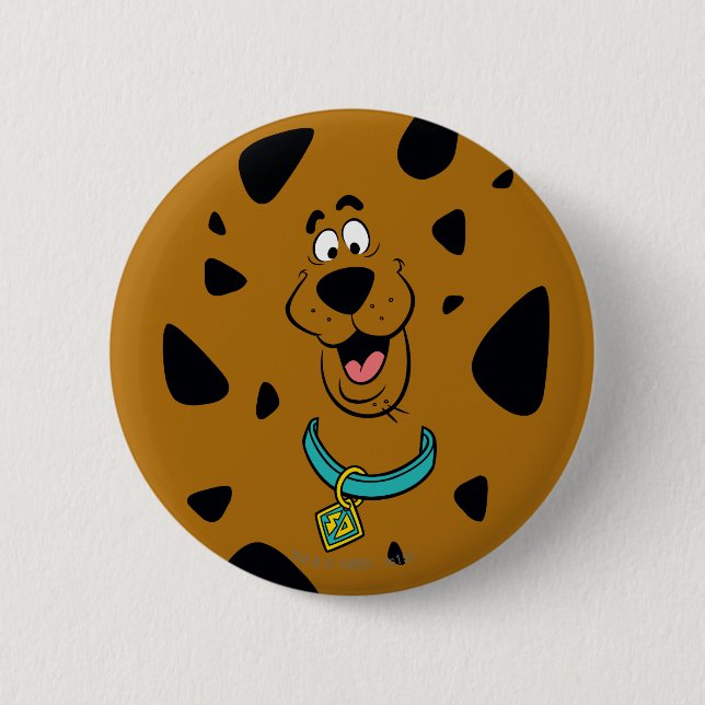 Scooby-Doo Camouflage Pinback Button (Front)