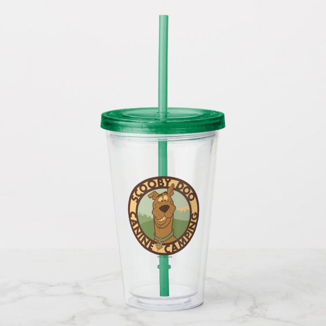 Scooby-Doo "Canine Camping" Acrylic Tumbler (Front)