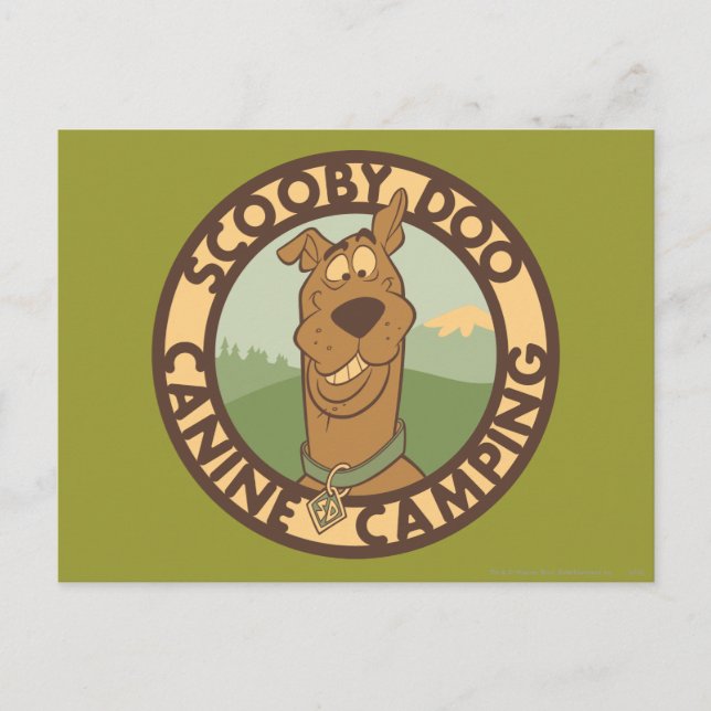 Scooby-Doo "Canine Camping" Postcard (Front)