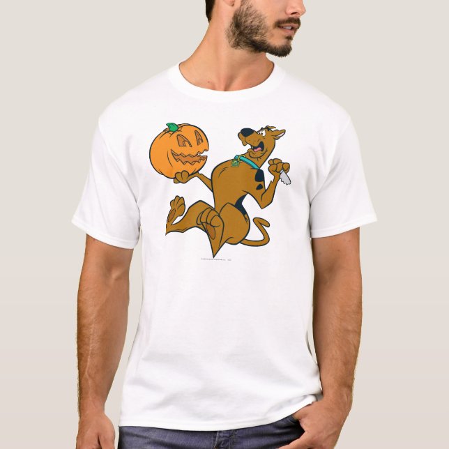 Scooby-Doo Carving Pumpkin T-Shirt (Front)