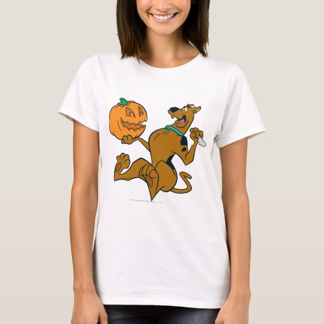 Scooby-Doo Carving Pumpkin T-Shirt (Front)