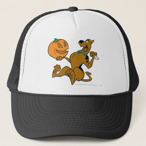 Scooby_Doo Carving Pumpkin Trucker Hat