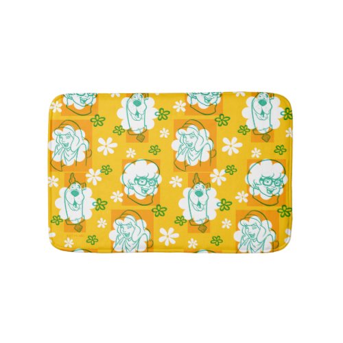 Scooby_Doo  Character Floral Pattern Bath Mat