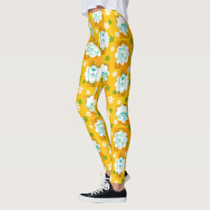 Scooby-Doo Character Floral Pattern Leggings
