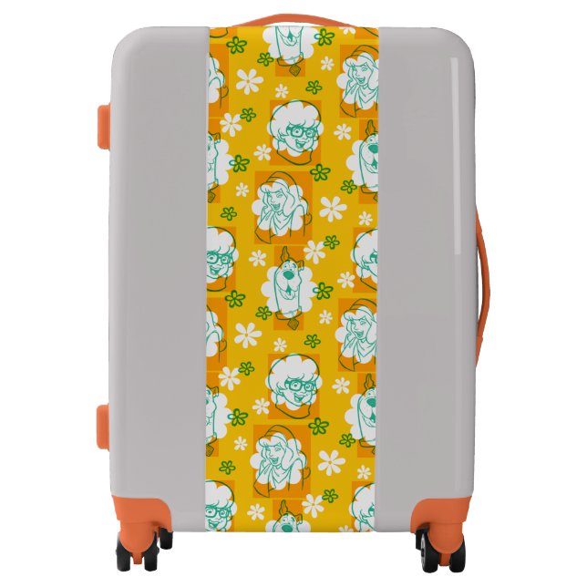 Scooby-Doo | Character Floral Pattern Luggage (Front)