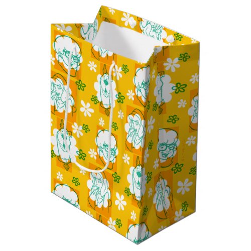 Scooby_Doo  Character Floral Pattern Medium Gift Bag