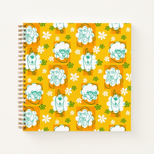 Scooby_Doo  Character Floral Pattern Notebook