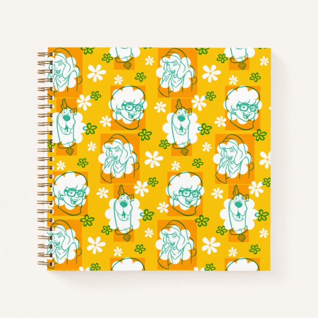 Scooby-Doo | Character Floral Pattern Notebook (Front)