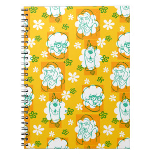 Scooby-Doo Character Floral Pattern Notebook