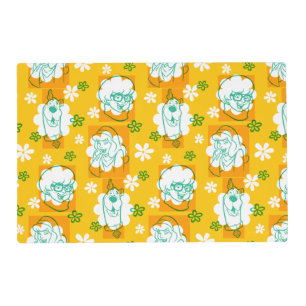 Scooby-Doo Character Floral Pattern Placemat