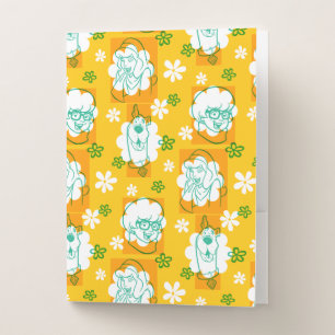 Scooby-Doo Character Floral Pattern Pocket Folder