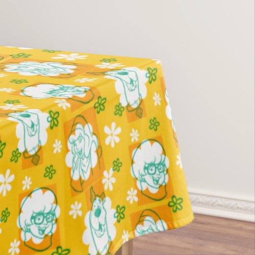 Scooby_Doo  Character Floral Pattern Tablecloth