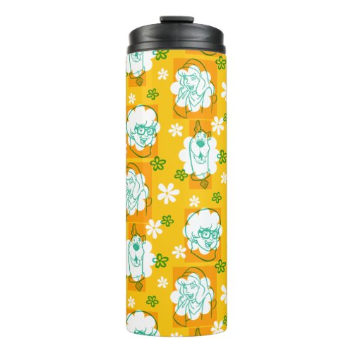Scooby_Doo  Character Floral Pattern Thermal Tumbler