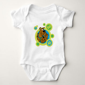 Scooby-Doo Circles SD Badge Baby Bodysuit