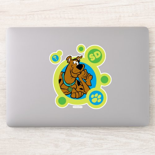 Scooby_Doo Circles SD Badge Sticker