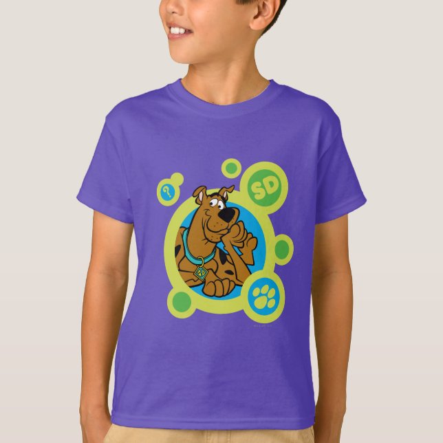 Scooby-Doo Circles SD Badge T-Shirt (Front)