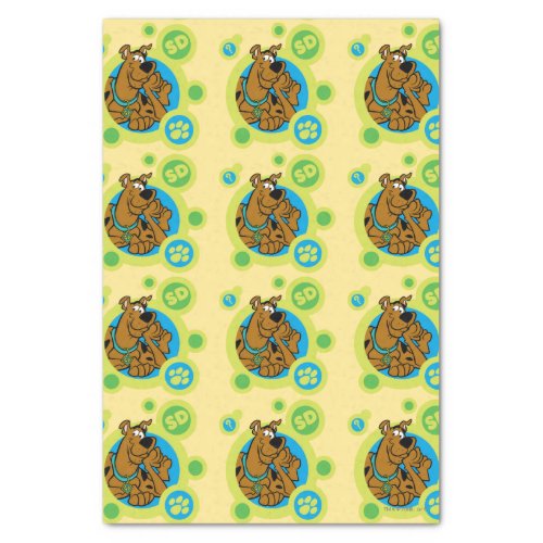 Scooby_Doo Circles SD Badge Tissue Paper