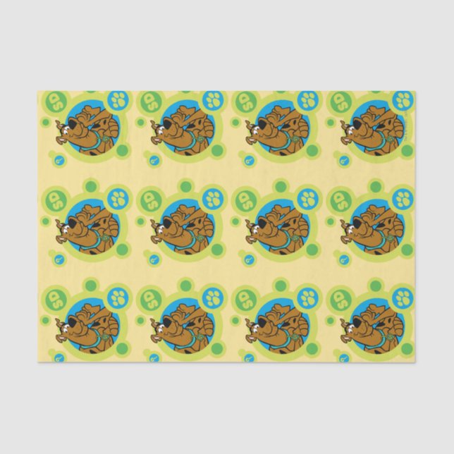 Scooby-Doo Circles SD Badge Tissue Paper (Front)