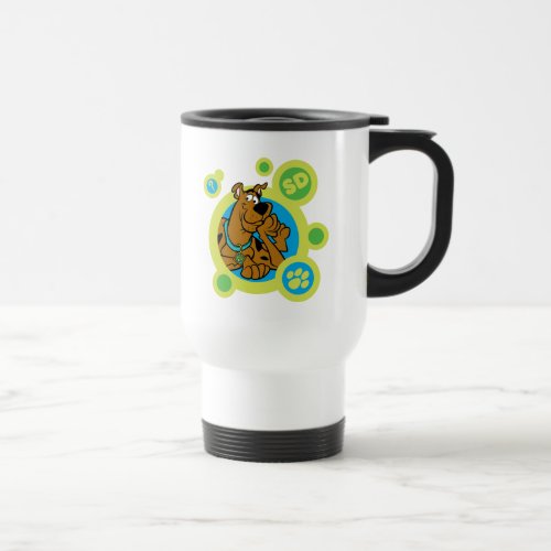 Scooby_Doo Circles SD Badge Travel Mug