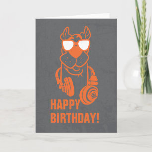 Scooby-Doo "Crazy Cool" Headphone Graphic Card