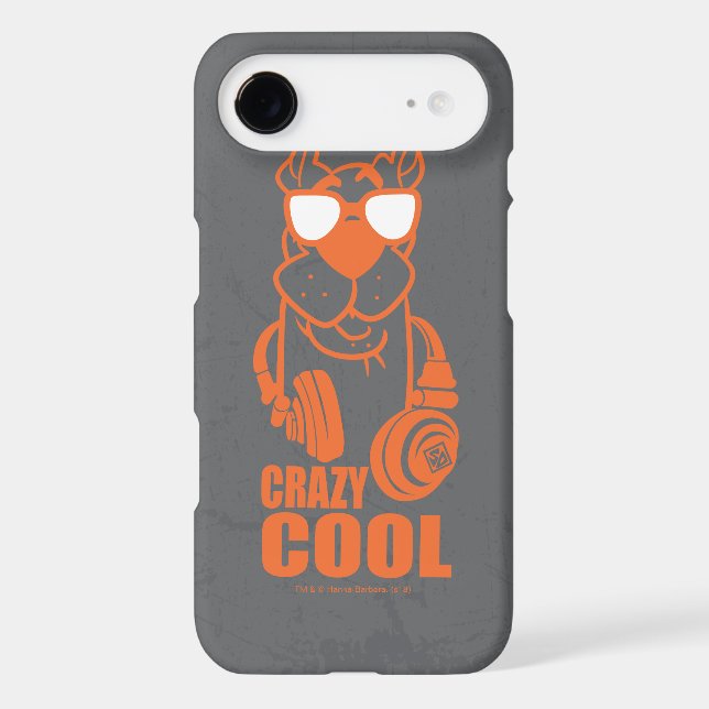 Scooby-Doo "Crazy Cool" Headphone Graphic Case-Mate iPhone Case (Back)