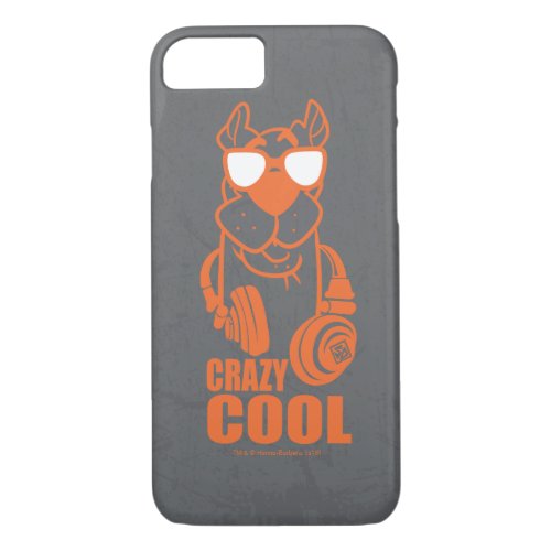 Scooby_Doo Crazy Cool Headphone Graphic iPhone 87 Case