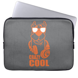 Scooby-Doo &quot;Crazy Cool&quot; Headphone Graphic Laptop Sleeve
