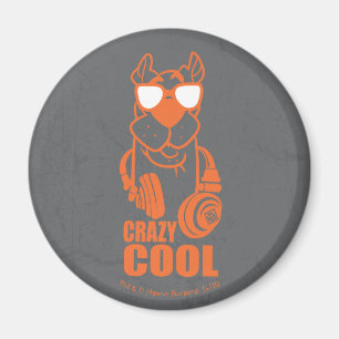 Scooby-Doo "Crazy Cool" Headphone Graphic Magnet