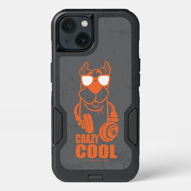 Scooby-Doo "Crazy Cool" Headphone Graphic Otterbox iPhone Case (Back)