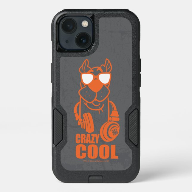 Scooby-Doo "Crazy Cool" Headphone Graphic Otterbox iPhone Case (Back)