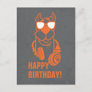 Scooby-Doo "Crazy Cool" Headphone Graphic Postcard