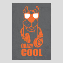 Scooby-Doo "Crazy Cool" Headphone Graphic Poster