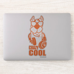 Scooby-Doo "Crazy Cool" Headphone Graphic Sticker