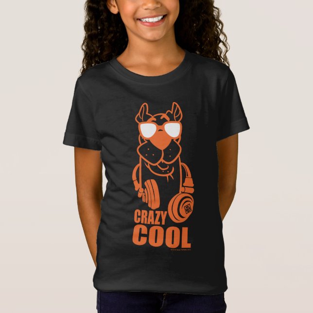 Scooby-Doo "Crazy Cool" Headphone Graphic T-Shirt (Front)