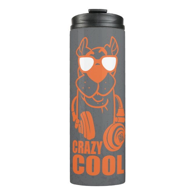 Scooby-Doo "Crazy Cool" Headphone Graphic Thermal Tumbler (Front)