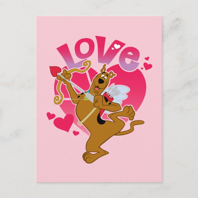 Scooby-Doo Cupid - Love Holiday Postcard (Front)