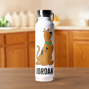 Scooby-doo Cuter Than Cute  | Add Your Name Water Bottle by scoobydoo at Zazzle