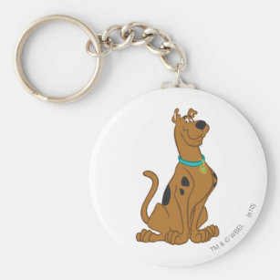 Scooby Doo Cartoon Key Tags Ring Chains PVC Keyring Charm Holder Keychain