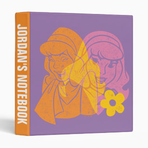 Scooby-Doo   Daphne Flower Portrait 3 Ring Binder