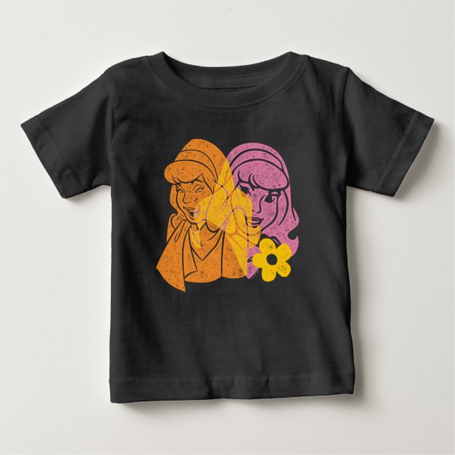 Scooby-Doo | Daphne Flower Portrait Baby T-Shirt (Front)