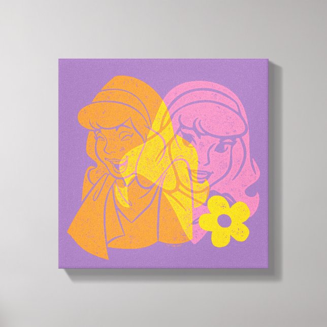 Scooby-Doo | Daphne Flower Portrait Canvas Print (Front)