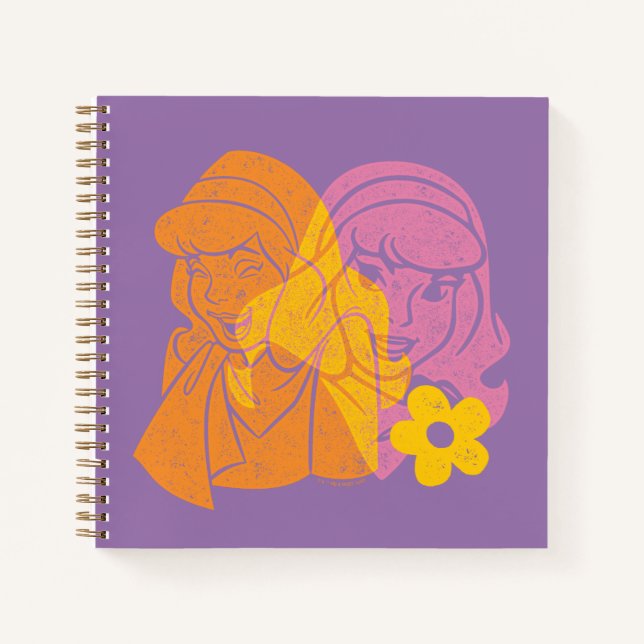 Scooby-Doo | Daphne Flower Portrait Notebook (Front)