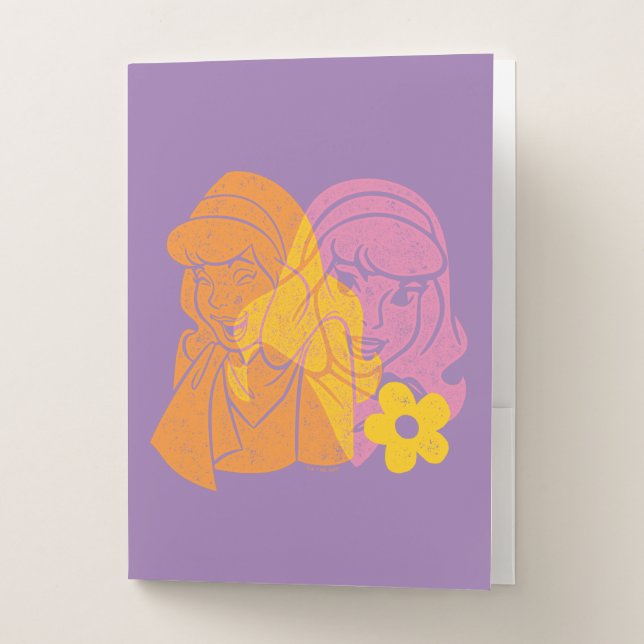 Scooby-Doo | Daphne Flower Portrait Pocket Folder (Front)