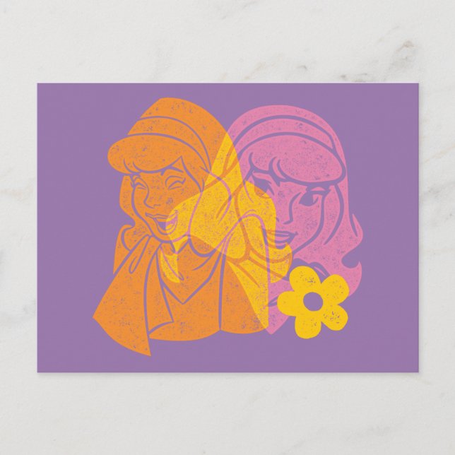 Scooby-Doo | Daphne Flower Portrait Postcard (Front)