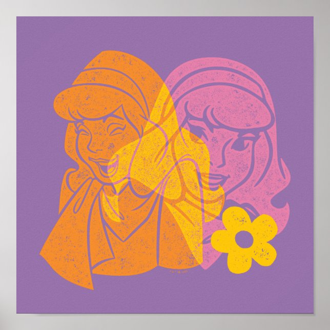 Scooby-Doo | Daphne Flower Portrait Poster (Front)