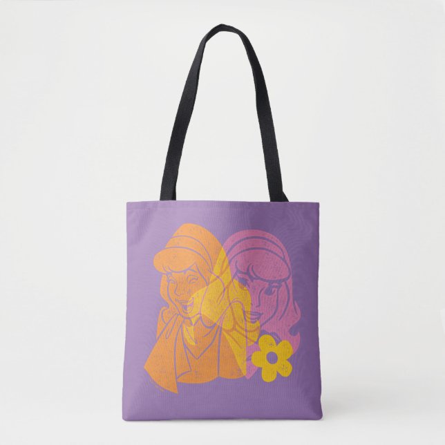 Scooby-Doo | Daphne Flower Portrait Tote Bag (Front)