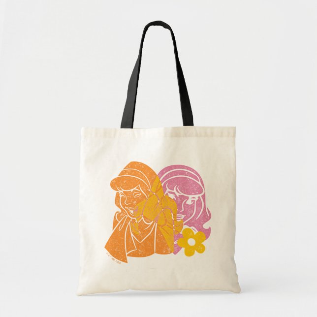 Scooby-Doo | Daphne Flower Portrait Tote Bag (Front)