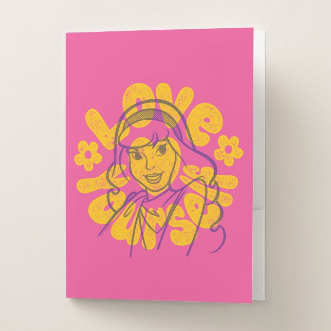 Scooby-Doo | Daphne Love Yourself Pocket Folder (Front)