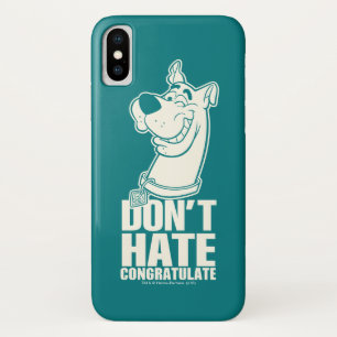 Scooby-Doo "Don't Hate, Congratulate" Graphic iPhone X Case
